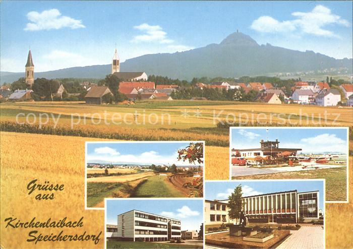 Kirchenlaibach Speichersdorf mit Rauhen Kulm