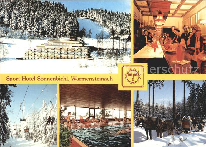 Warmensteinach Sport-Hotel Sonnenbichl Pferdeschlitten