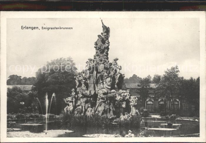 ERLANGEN Bayern Emigrantenbrunnen
