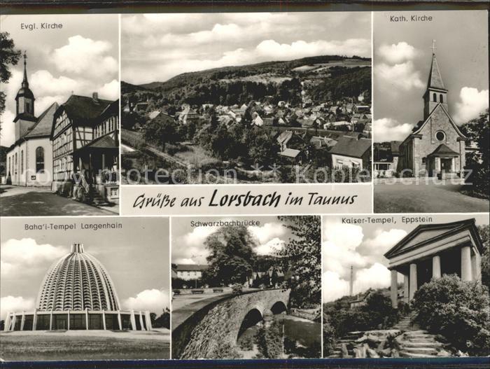 Lorsbach Kirchen Kaiser-Tempel Eppstien Schwarzbachbruecke Hahai Tempel Langenha
