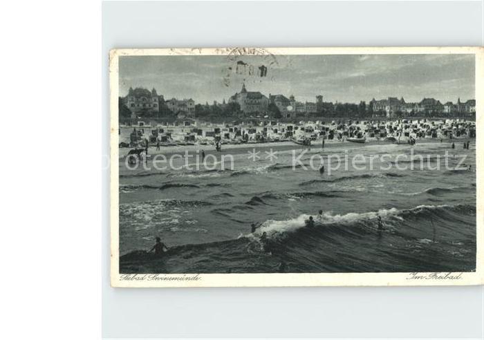 Swinemuende Ostseebad Westpommern Strand