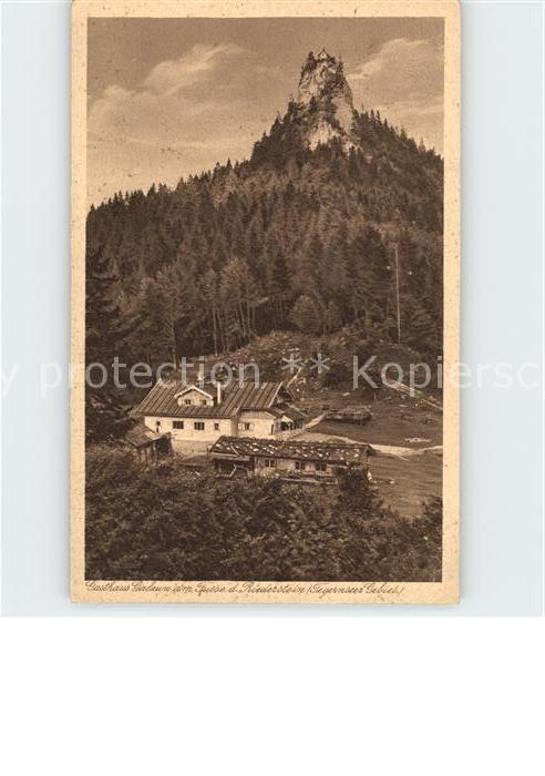 Tegernsee Bayern Gasthaus in den Bergen