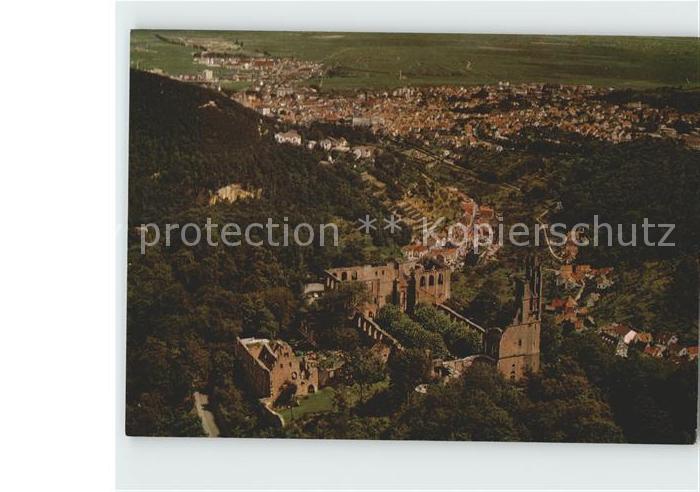 Bad Duerkheim Fliegeraufnahme mit Klosterruine Limburg