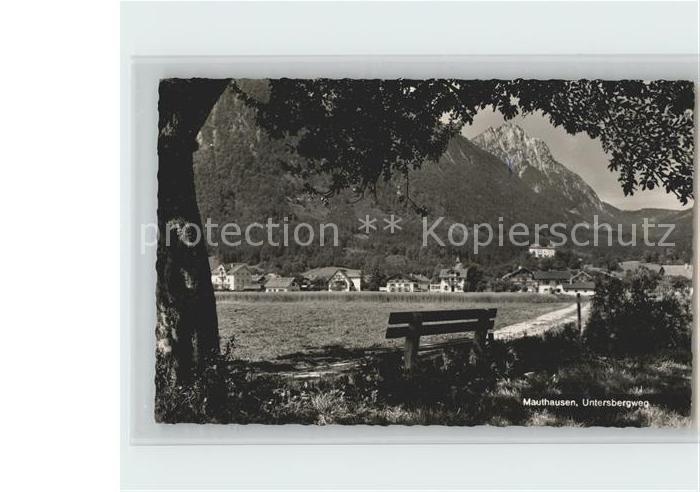 Piding Maulhausen Untersbergweg mit Hochstaufen