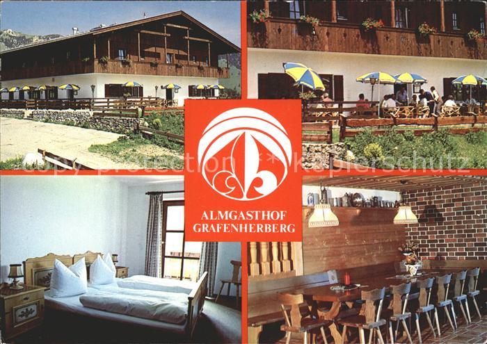 Oberaudorf Almgasthof Grafenherberg Terrasse Zimmer Gaststube