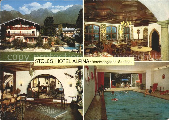 Schoenau Berchtesgaden Stolls Hotel Alpina Gastraeume Hallenbad