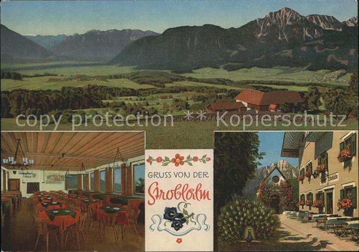 Anger Bayern Panorama Strobl Alm am Hoegl Speisesaal Terrasse