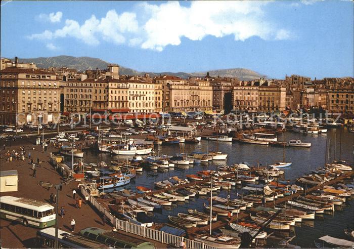 Marseille Bouches-du-Rhone Vieux Port et le Quai des Belges