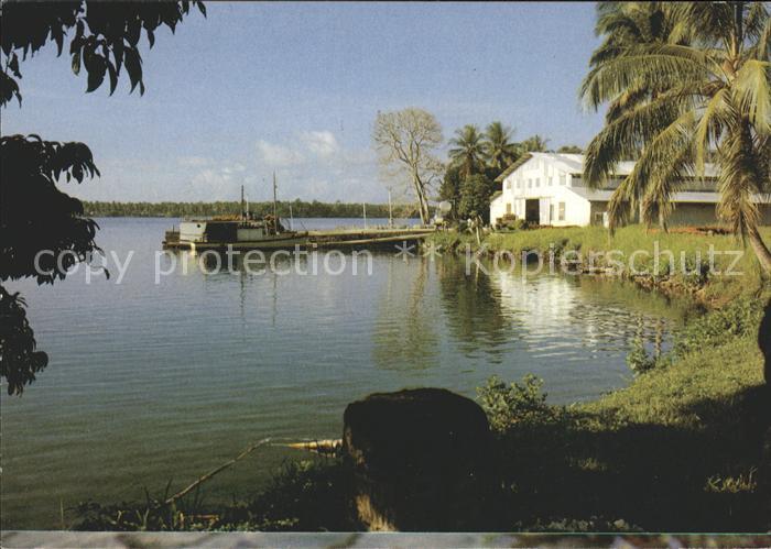 Papua-Neuguinea Steyler Missionshaus Fischerboot