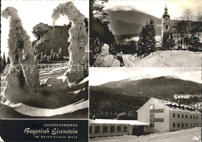 Bayerisch Eisenstein Jugendherberge Winteridyll Kirche