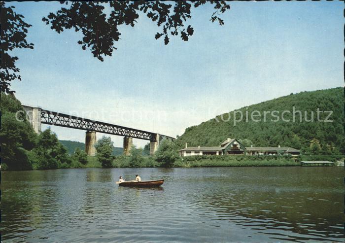 Eiswoog Gasthof Forelle Eisenbahnbruecke