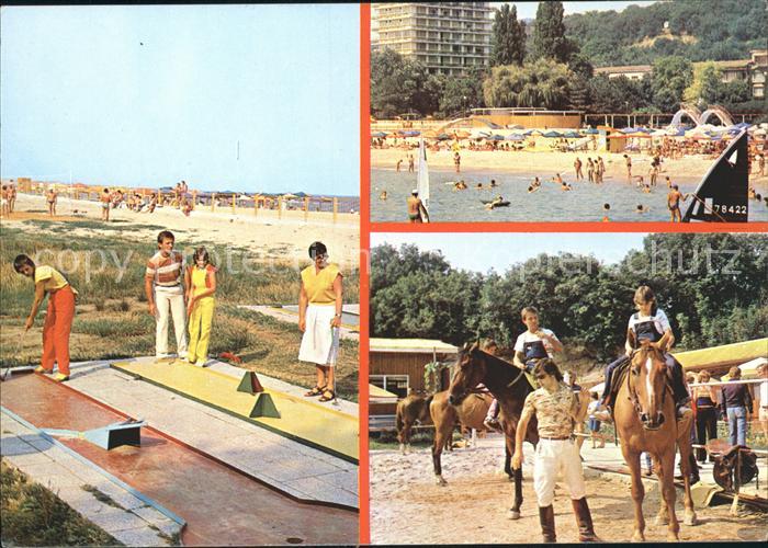 Slatni Pjasazi Minigolf Strandpartie Reiten