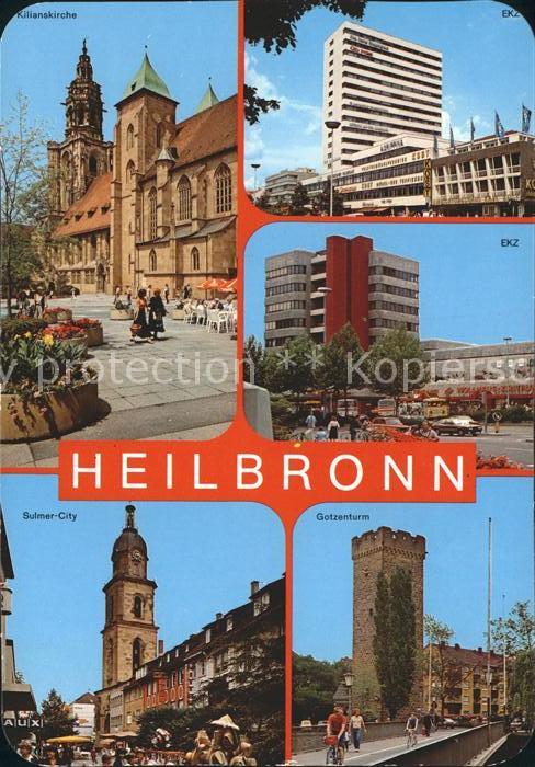Heilbronn Neckar Kilianskirche EKZ Sulmer City Goetzenturm