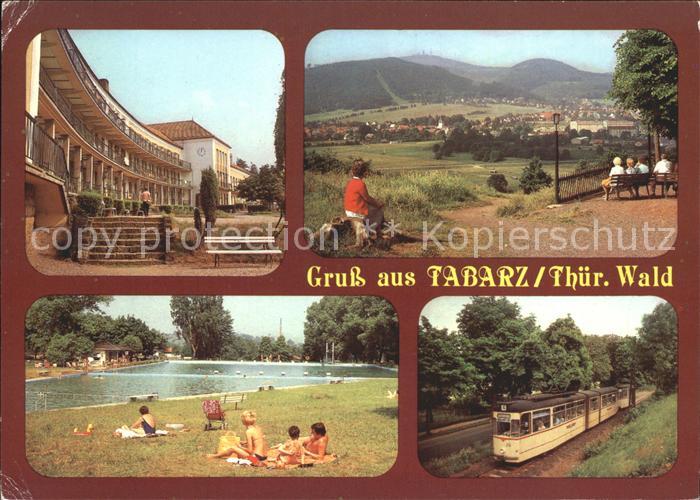 Tabarz FDGB Heim Theo Neubauer Cafe Deysingslust Schwimmbad Thueringerwaldbahn