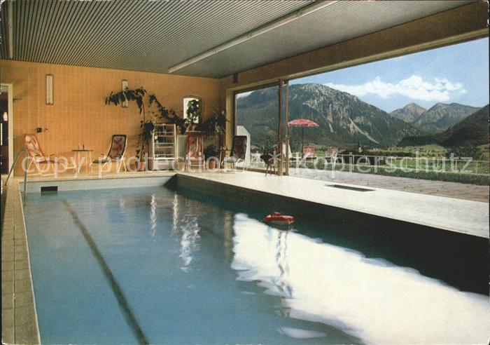 Ruhpolding Bayern Gaestehaus Am Westernberg Hallenbad