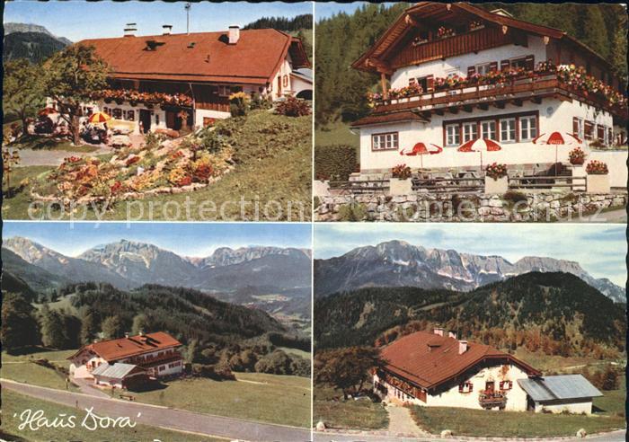 Oberau Berchtesgaden Berggasthof Pension Haus Dora