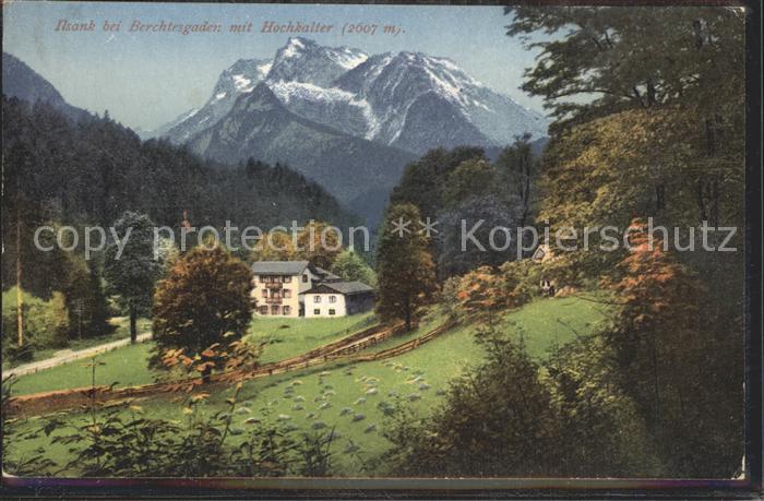 BERCHTESGADEN Bayern Ilsank mit Hochkalter