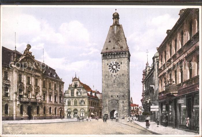 Speyer Rhein Altpoertelplatz Stadttor