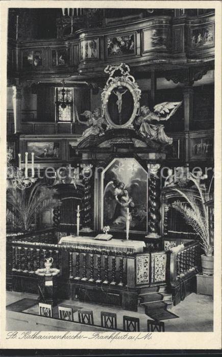Frankfurt Main St Katharinenkirche Altar