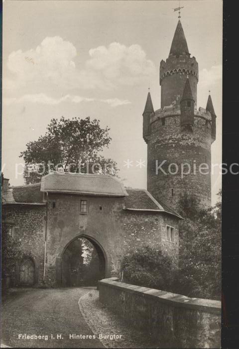 Friedberg Hessen Hinteres Burgtor