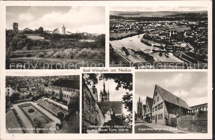 Bad Wimpfen Am Berg Im Tal Kurmittelhaus Hohenstaufen Kaiserpfalz mit Bauer Turm