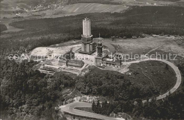Feldberg Taunus Fernseh und UKW Sender Aussichtsturm Fliegeraufnahme
