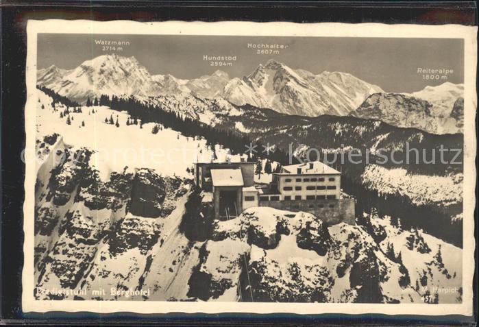 Bad Reichenhall Predigtstuhl mit Berghotel