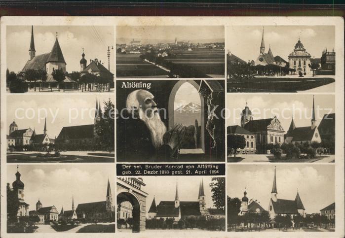 Altoetting Kloster Teilansichten Seliger Bruder Konrad von Altoetting