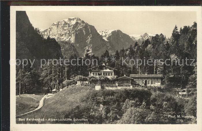 Bad Reichenhall Alpengaststaette Schroffen