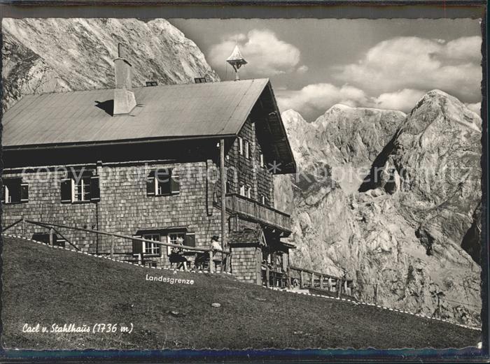 BERCHTESGADEN Bayern Carl von Stahlhaus am Torrenerjoch Landesgrenze