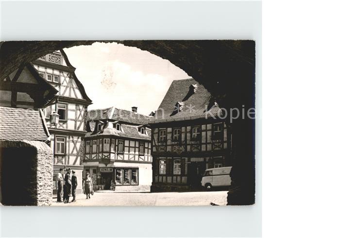 Idstein Dorfpartie Fachwerkhaeuser