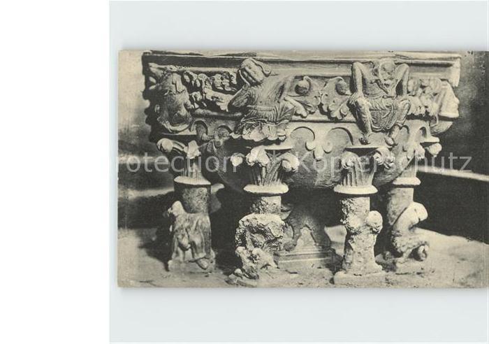 Limburg Lahn Taufstein im Limburger Dom