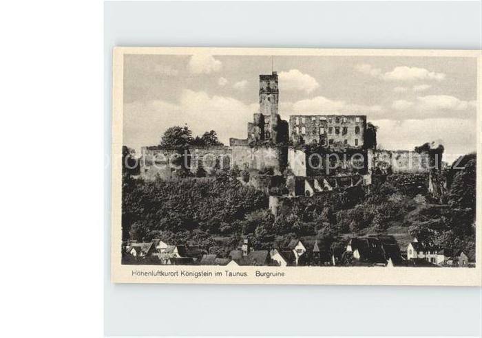 Koenigstein Taunus Burgruine