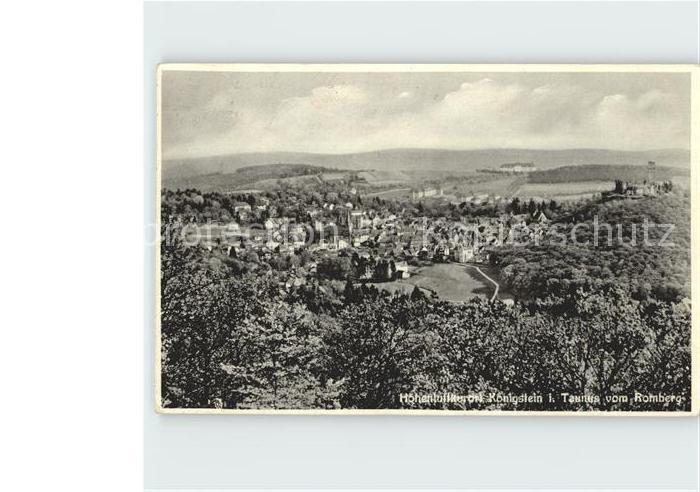 Koenigstein Taunus Panorama vom Romberg