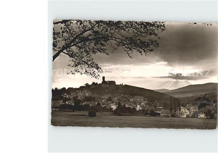 Koenigstein Taunus Panorama mit Burgruine