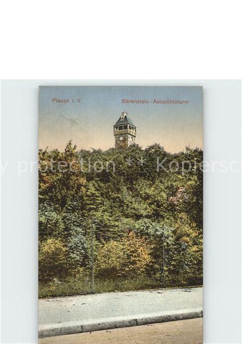 Plauen Vogtland Baerenstein Aussichtsturm