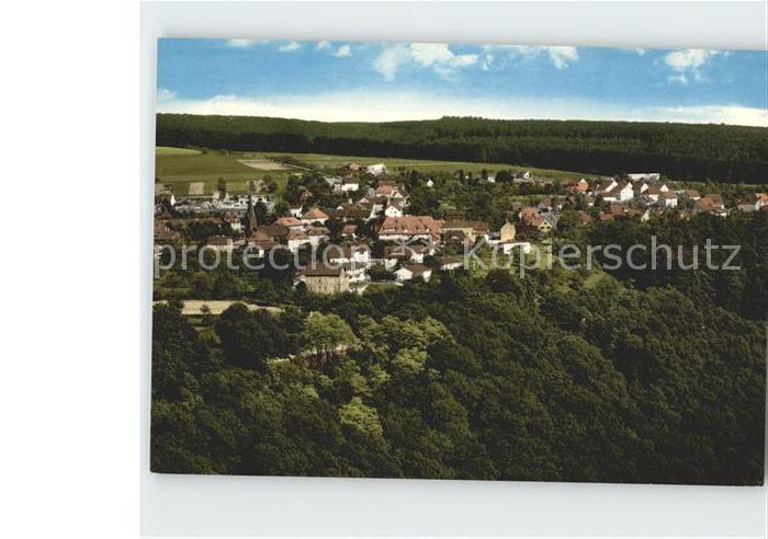 Fuerstenberg Weser Fliegeraufnahme