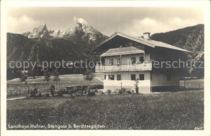 Stanggass Berchtesgaden Landhaus Hafner