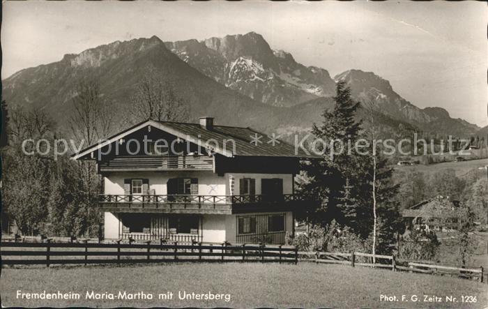Untersberg Fremdenheim Maria Martha