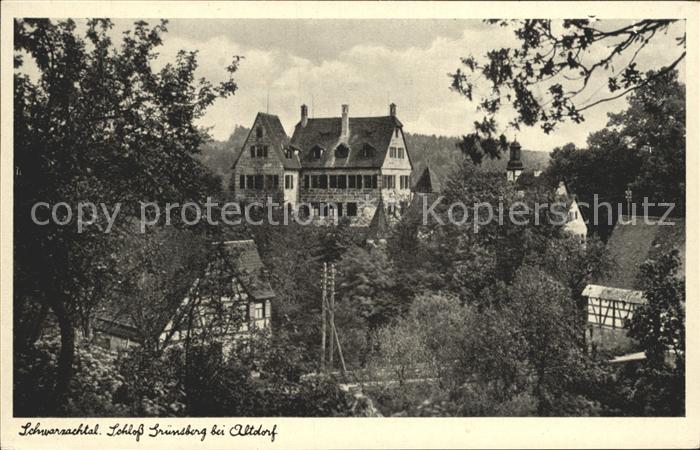 Altdorf Nuernberg Schloss Gruensberg Schwarzachtal
