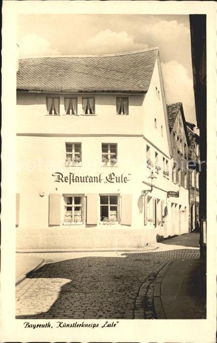 Bayreuth Restaurant Eule Kuenstlerkneipe