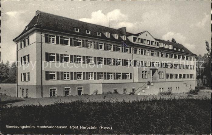 Hochwaldhausen Ilbeshausen Genesungsheim Hochwaldhausen