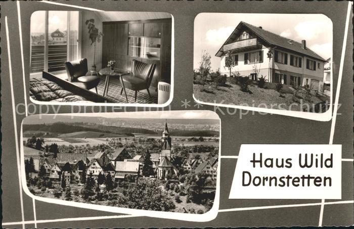 Dornstetten Wuerttemberg Haus Wild Zimmer Ortsansicht