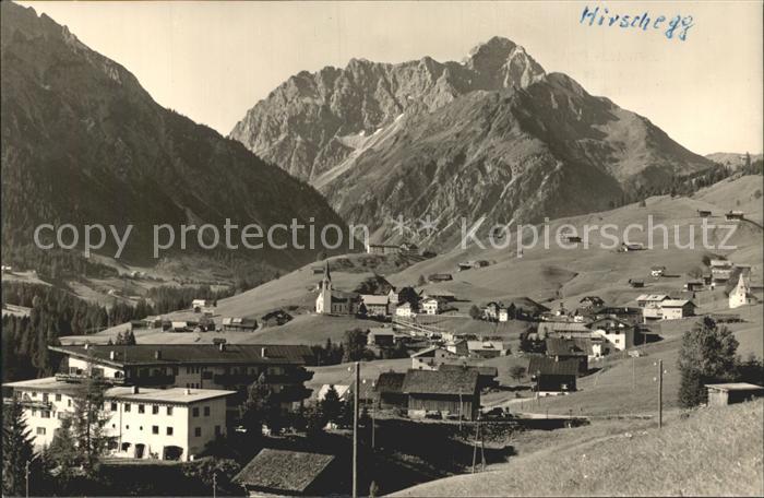 Hirschegg Kleinwalsertal Vorarlberg Ortsansicht