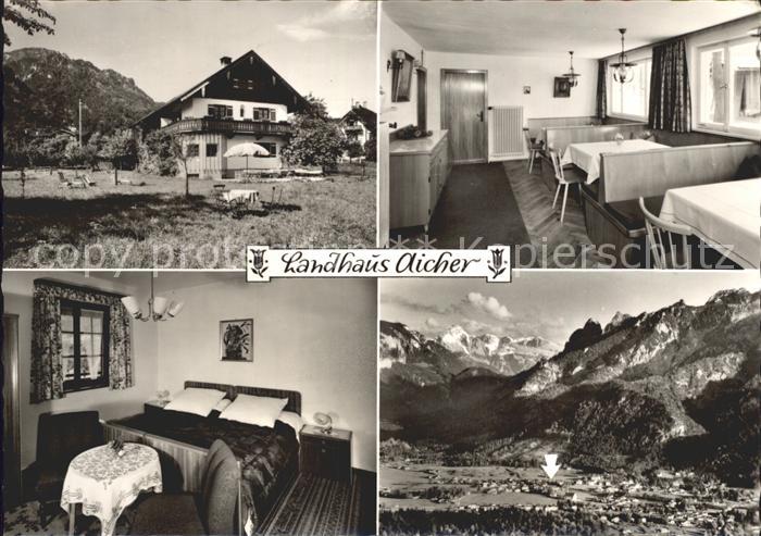 Bayerisch Gmain Landhaus Aicher Gaststube Zimmer Totalansicht