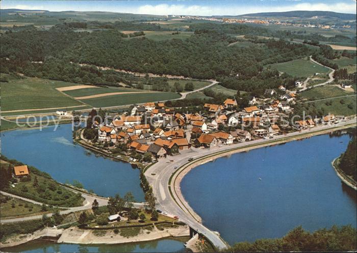 Nieder-Werbe am Edersee Fliegeraufnahme
