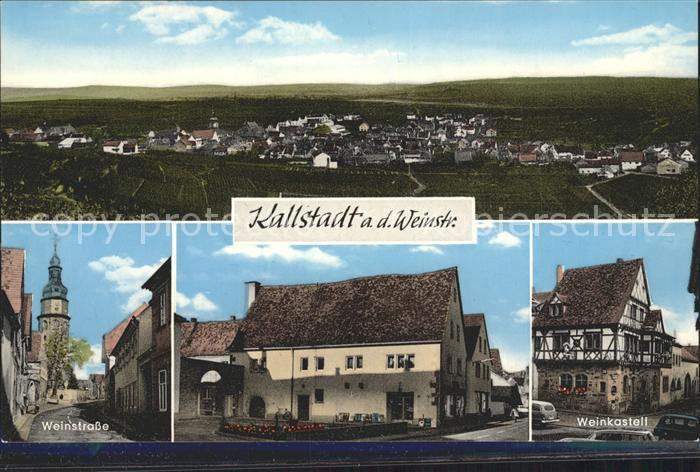 Kallstadt Odenwald Totalansicht Weinstrasse Winzergenossenschaft Weinkastell