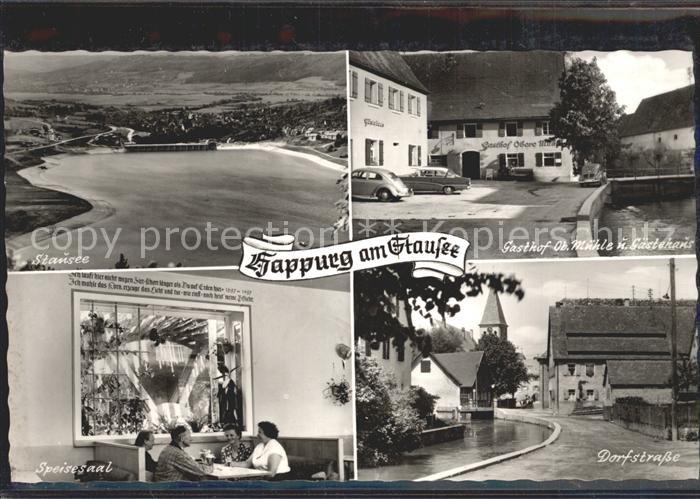Happurg Stausee Gasthof Obere Muehle Gaestehaus Speisesaal Dorfstrasse