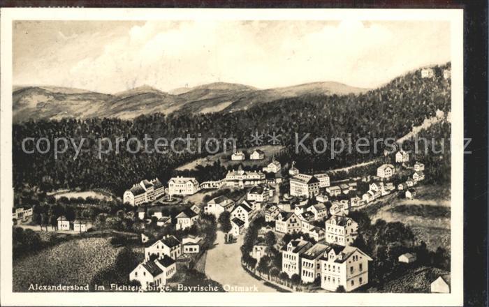 Bad Alexandersbad im Fichtelgebirge Totalansicht