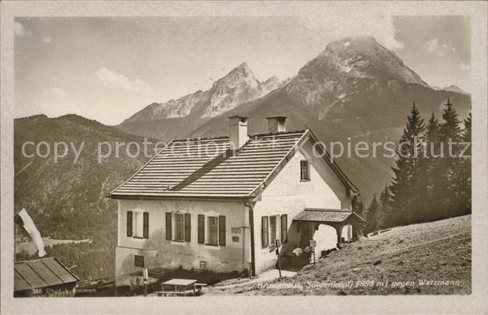 BERCHTESGADEN Bayern Alpenwirtschaft Soeldenkoepfl